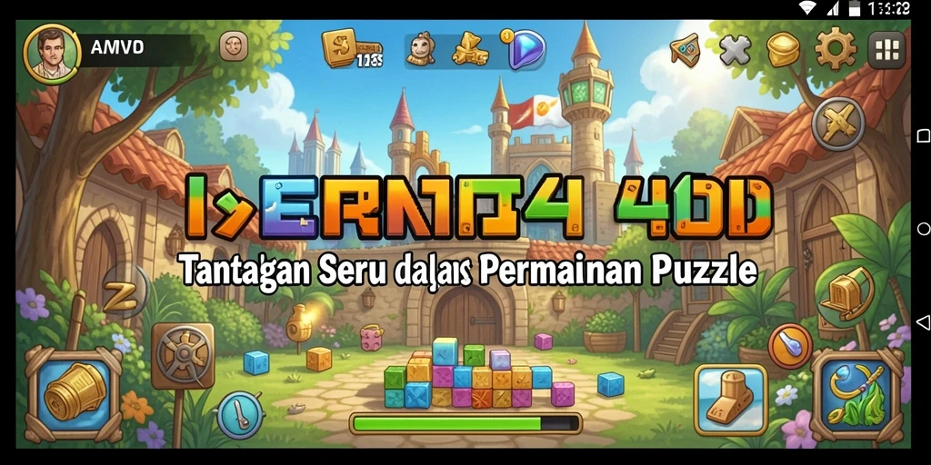 Tampilan gameplay ERNITA4D yang menantang dan penuh warna.