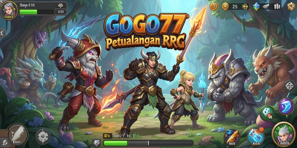 Screenshot dari gameplay GOGO77 yang menarik dan penuh aksi RPG.