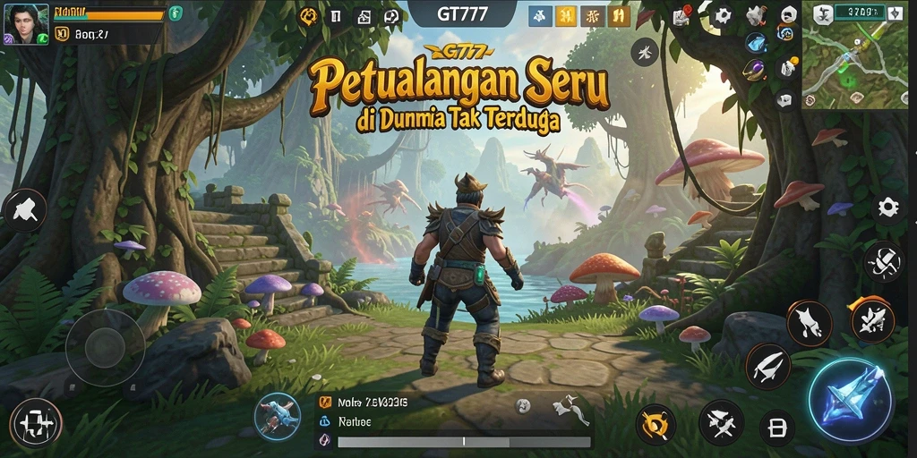 Screenshot GT777 menampilkan suasana petualangan mendebarkan dan grafik yang luar biasa.