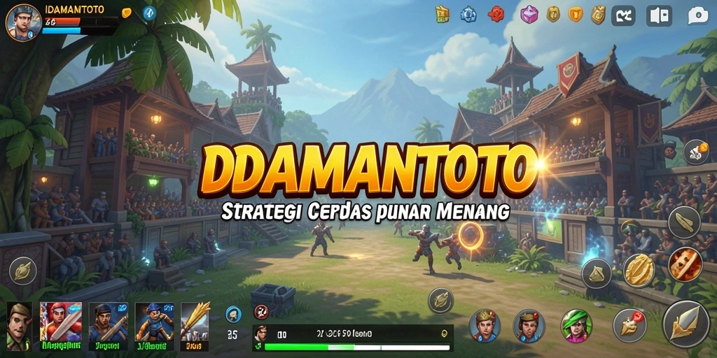 Tangkapan layar menunjukkan momen gameplay menegangkan di IDAMANTOTO.
