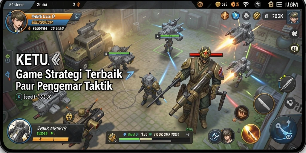 Tangkapan layar gameplay KETUA yang menunjukkan aksi strategi yang mendebarkan.