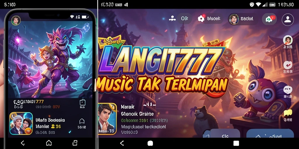 Tampilan gameplay yang menarik dan interaktif di LANGIT777.