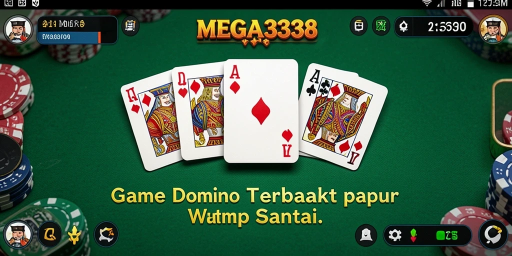 Gameplay seru dalam MEGA338 dengan teman-teman dalam permainan Domino.