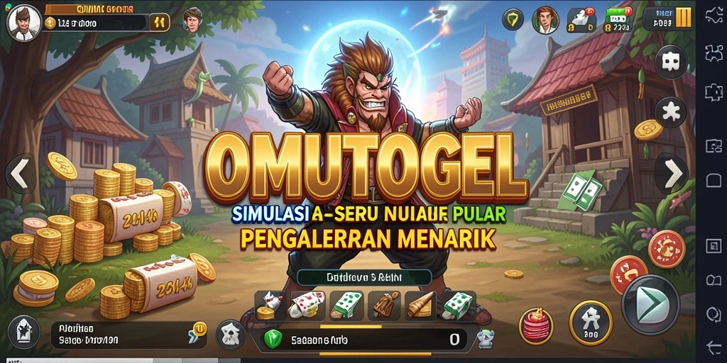 Screenshot gameplay OMUTOGEL yang menampilkan aksi simulasi yang menarik.