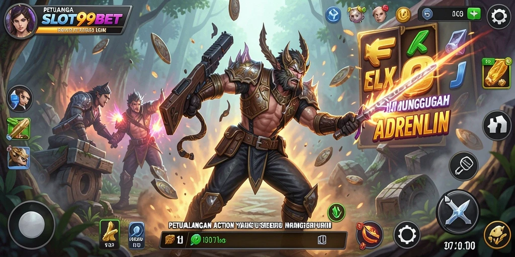 Tampilan gameplay SLOT99BET yang mendebarkan dan grafis menawan.