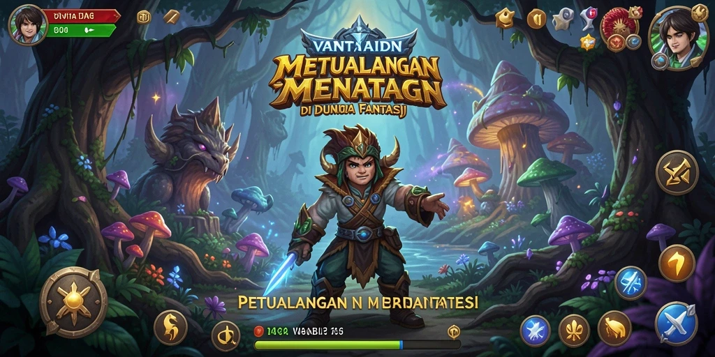 Screenshot gameplay VANTAIDN menampilkan momen aksi seru di dunia petualangan.