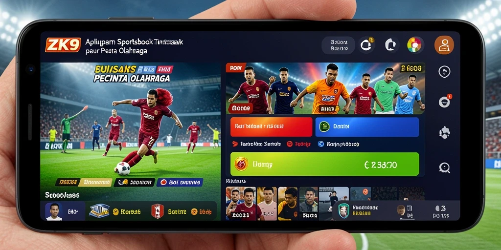 Tampilan menarik dari gameplay sportsbook ZK9 yang menegangkan.
